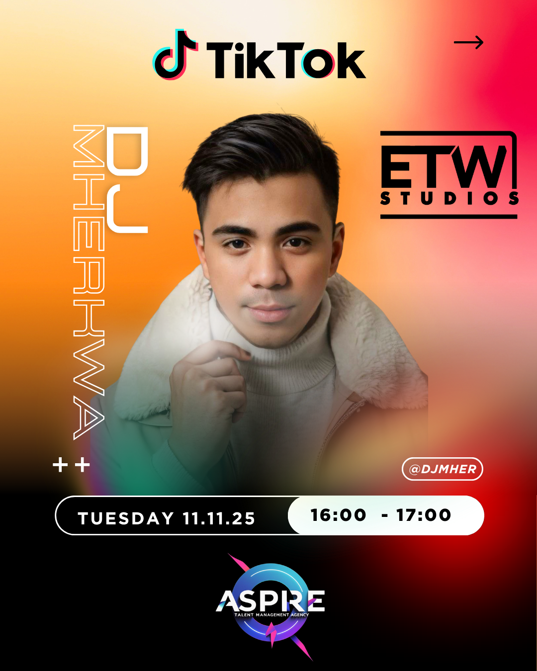 TIKTOK LIVE PH AGENCY DAILY JAM WITH DJ MHERKWA